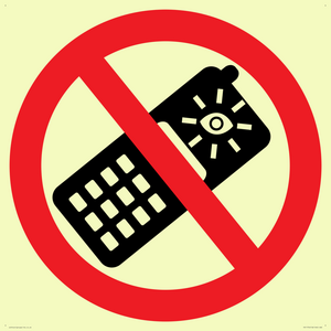 P910 Prohibition: No camera phones